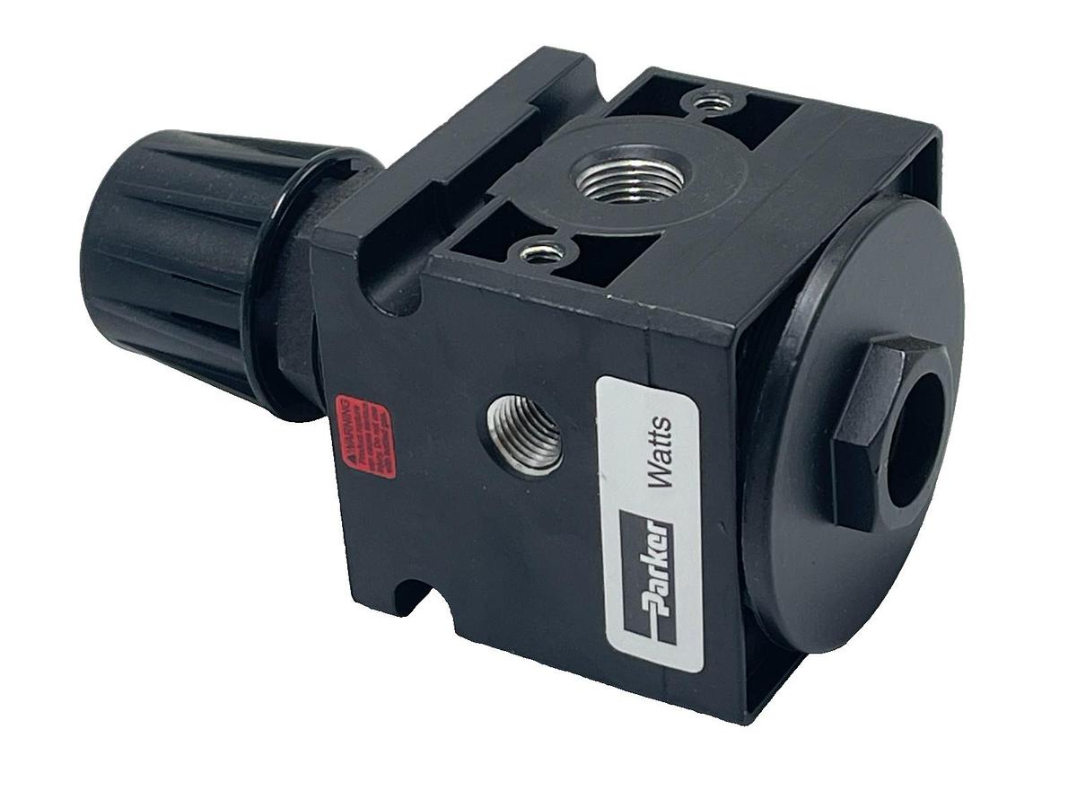 Used Parker Watts R105-03C M1 R10 Ser. Compact Air Pressure Regulator 3/8" NPT, NSMP