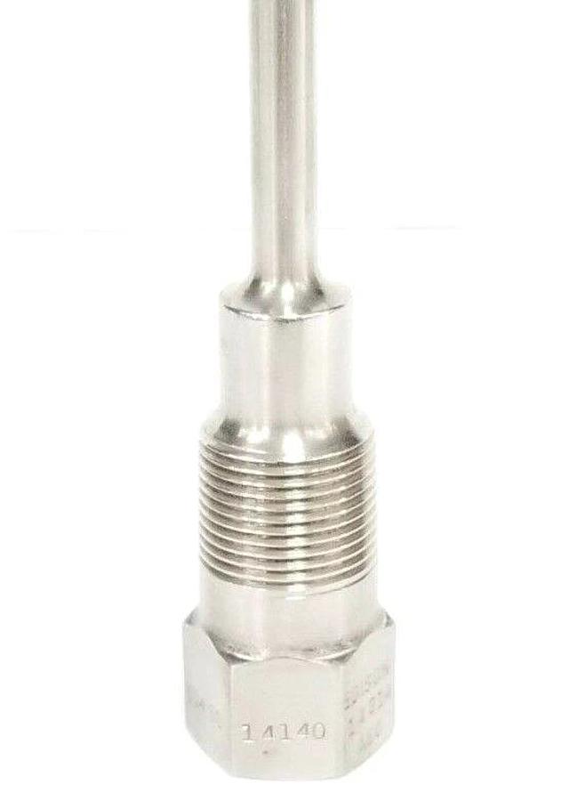 NEW EDISON 304 SS 14140 14214 05204 THREADED THERMOWELL 1-1/4'' IN. THREAD 20MM