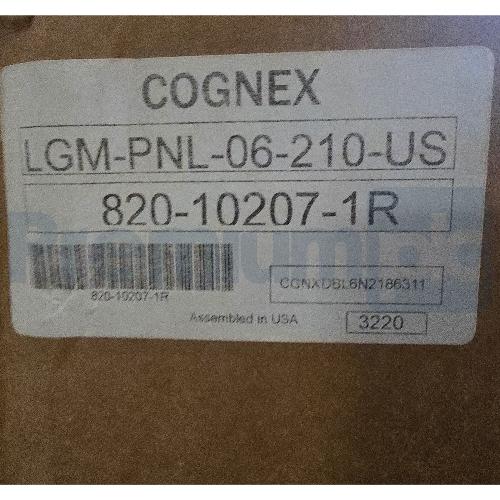 Used Cognex LGM-PNL-06-210-US 6-Cam I/O Power Box Panel 820-10207-1R NSMP