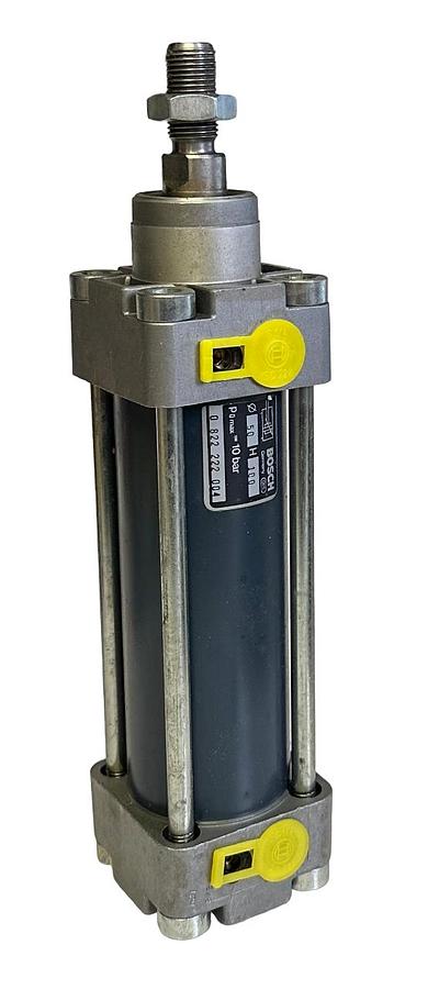 Used NEW BOSCH 0 822 222 004 / 0822222004 PNEUMATIC CYLINDER 0:50 H:100 10BAR