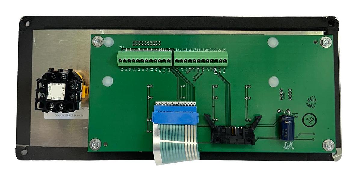 Used THE HALL COMPANY 5630359-02 / 563035902 Rev. B 11-BUTTON CONTROL PANEL USNP
