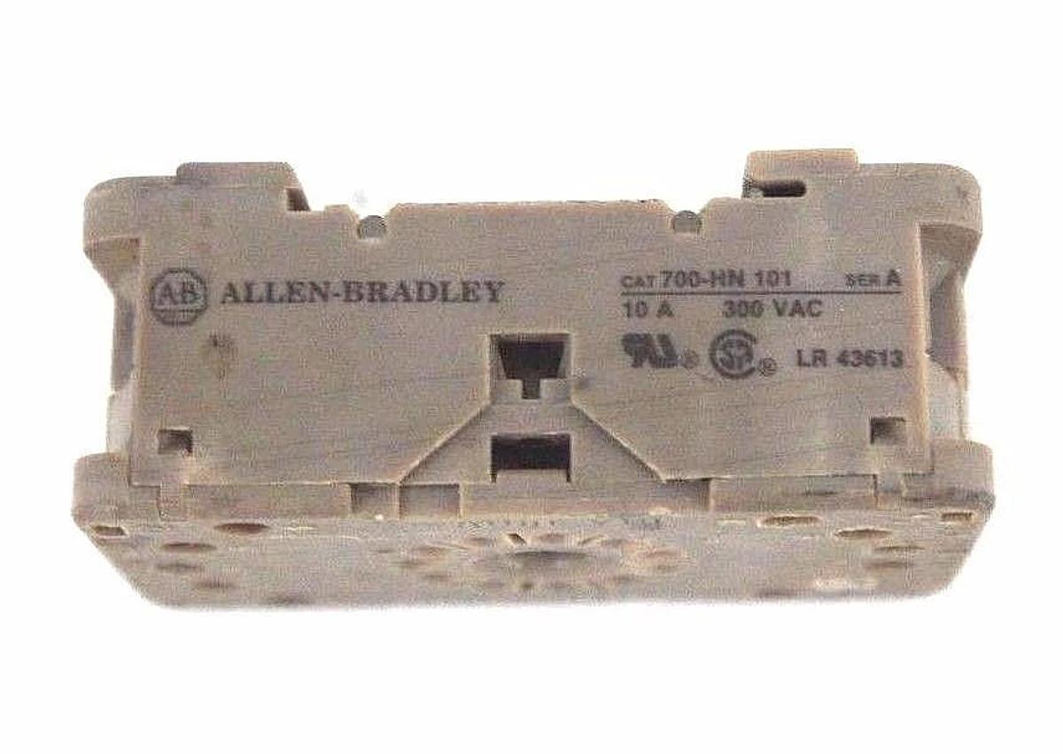 Used ALLEN BRADLEY 700-HN101 SER. A RELAY SOCKET 11-PIN, 700HN101, 10A, 380V