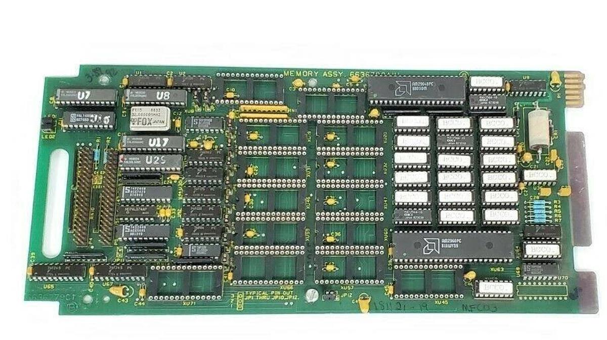 Used BAILEY CONTROLS 6636780AIH MEMORY ASSY. BOARD