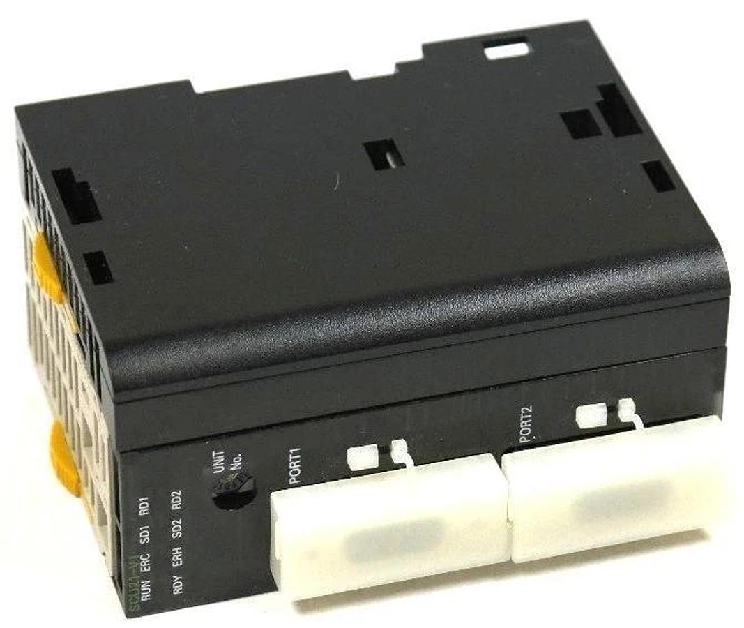 Used OMRON CJ1W-SCU21-V1 SERIAL COMMUNICATION UNIT CJ1WSCU21V1 W/ CJ1W-TER01