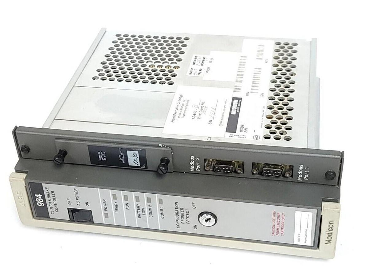 AEG MODICON PC-CBCB-000 CLUTH & BRAKE CONTROLLER W/ AS-E60-B CARTRIDGE PCCBCB000