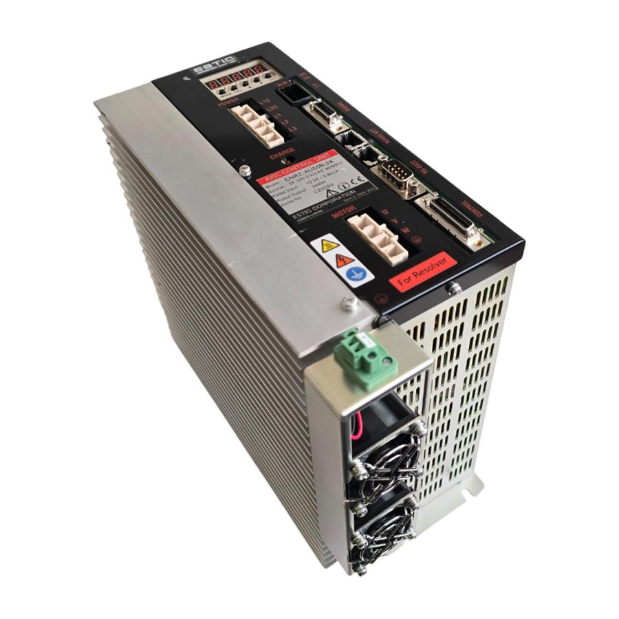 Used ESTIC ENRZ-AU50R-2K AXIS CONTROL UNIT 3P 200/230VAC 50/60HZ 13.3A/3.8kVA 2400W