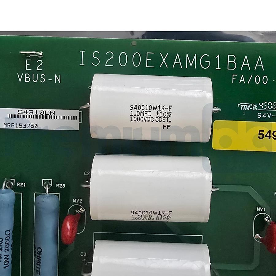 GE IS200EXAMG1BAA | IS200EXAMG1B Mark VIe EX2100e Excitation Attenuation Module