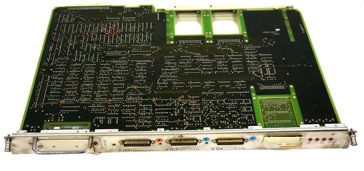 Used SIEMENS SINUMERIK 6FX1113-0AA02 CPU MODULE MS100, 6FX11130AA02