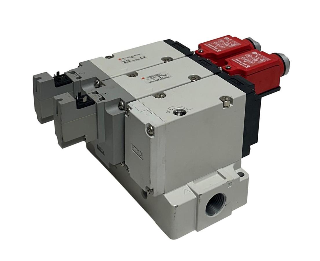SMC VP744-5DZ1-04N-S1-X555 / VP7445DZ104NS1X555 SAFETY SOLENOID VALVE 24VDC NSMP