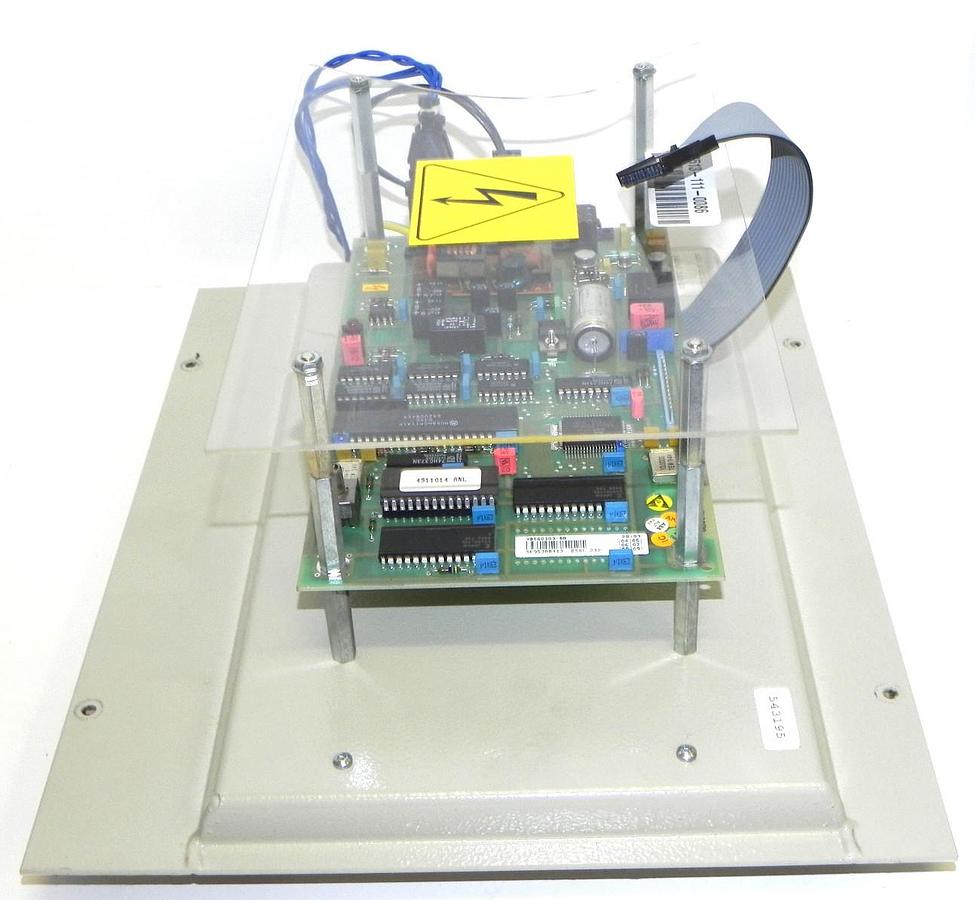 Used ABB ROBOTICS YB560-101-SV PC BOARD MONITOR LCD W/ YB560103-BR BOARD