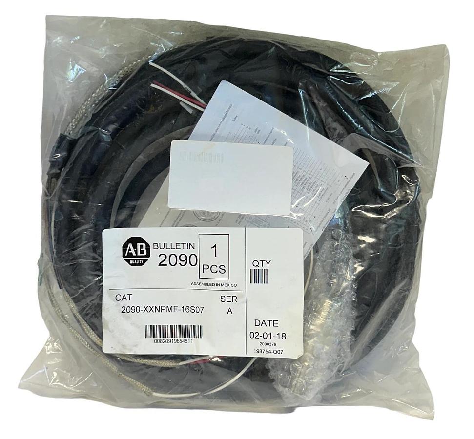 Used ALLEN BRADLEY 2090-XXNPMF-16S07 /A Kinetix POWER FEEDBACK CABLE 7M NSFS