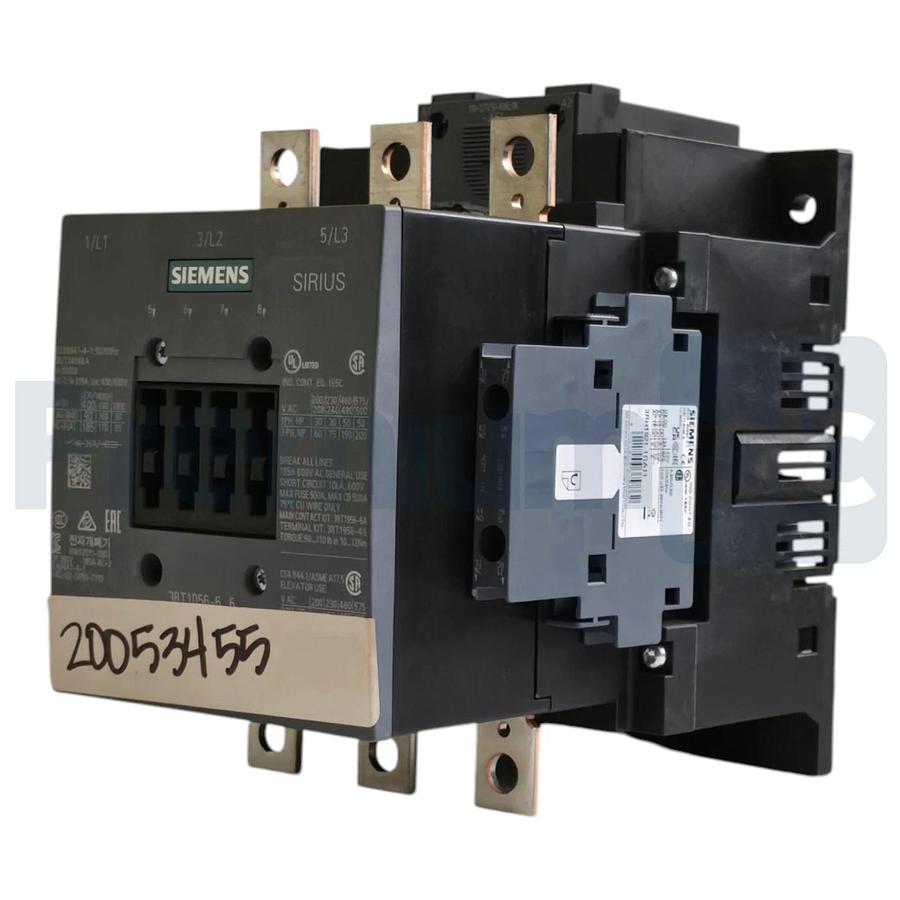 Siemens 3RT1056-6AF36 SIRIUS Contactor 3-Pole 90kW 185A 110-127V AC/DC NSNP