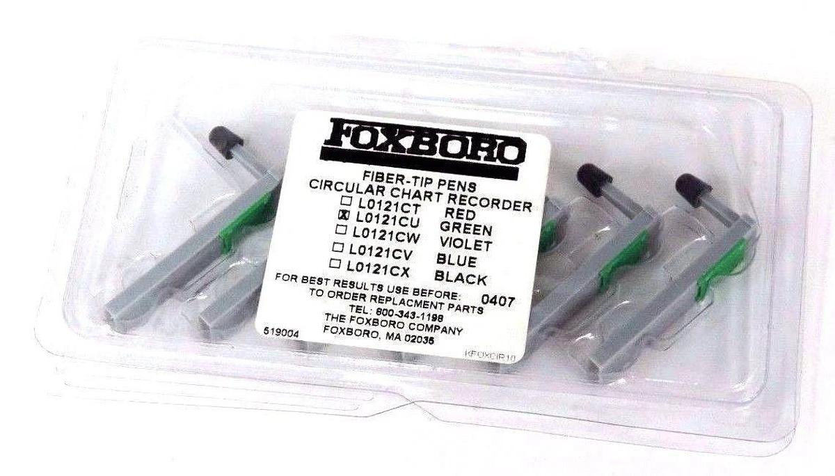 Used NEW FOXBORO L0121CU CIRCULAR CHART RECORDER FIBER TIP PENS