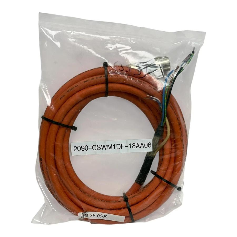 New Allen-Bradley 2090-CSWM1DF-18AA06 Kinetix Single Motor Cable 6m 6-Meter