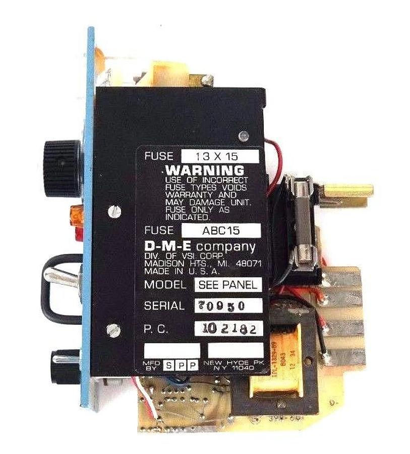 Used DME COMPANY FC15A TEMPERATURE CONTROLLER 240VAC, 15AMP, 45-66HZ, 3600W MAX