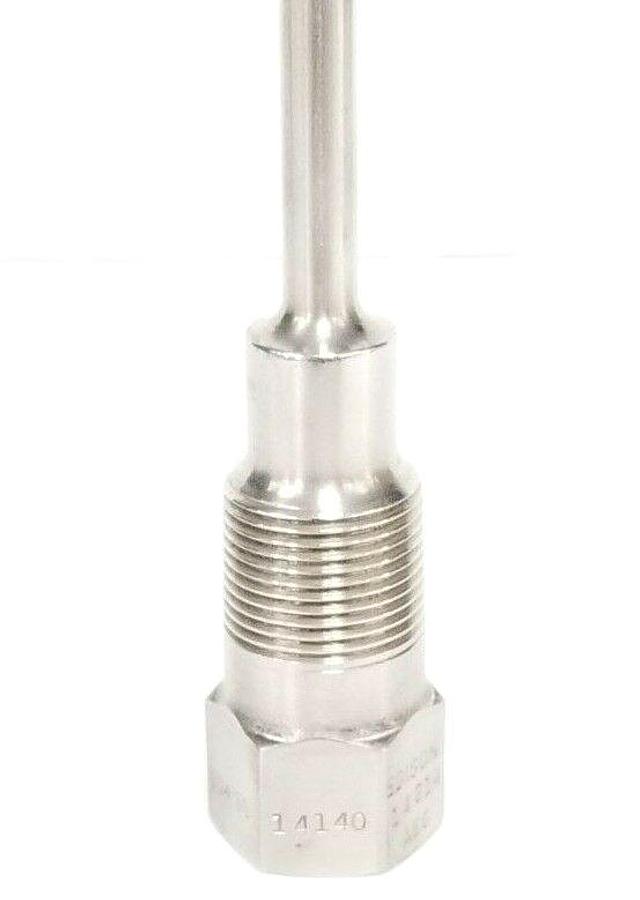 Used NEW EDISON 304 SS 14140 14214 05204 THREADED THERMOWELL 1-1/4'' IN. THREAD 20MM