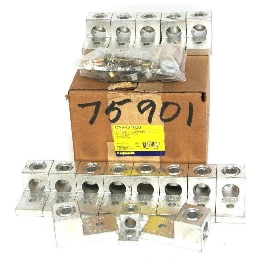 Used NIB SQUARE D DASKS1000 ALUMINUM LUG KIT