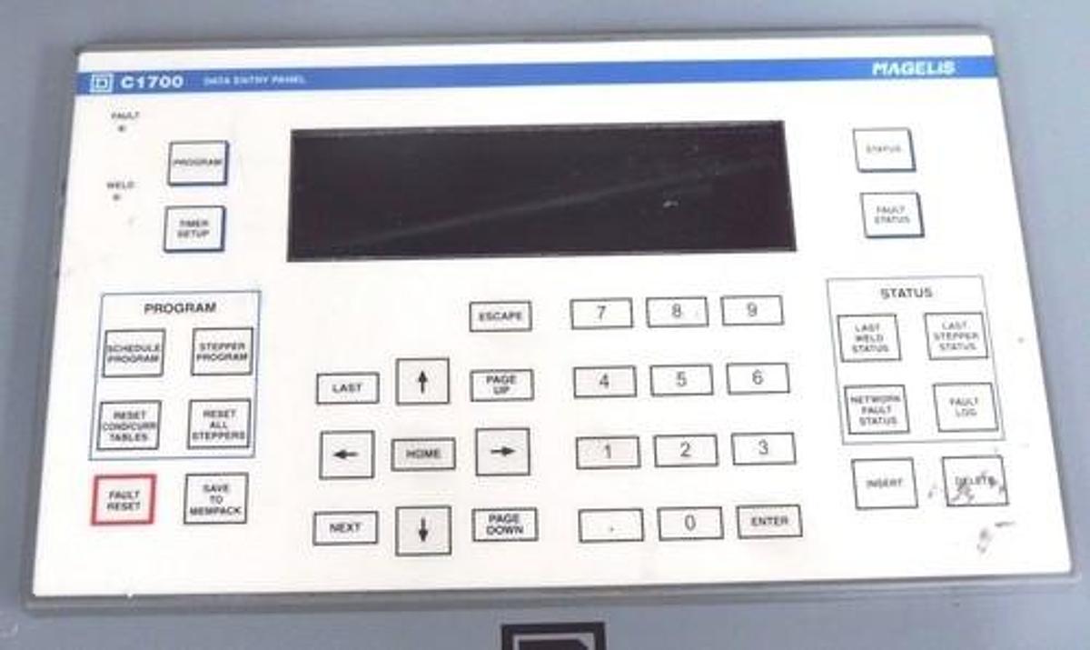 Used SQUARE D 52046-434-50 C1700 DATA ENTRY PANEL MAGELIS XBT-PM027110 5204643450