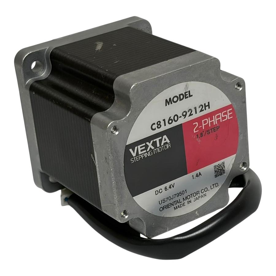Used Oriental Motor Vexta C8160-9212H 2-Phase Stepper Motor 1.8 Deg 1.4A 6.4V DC