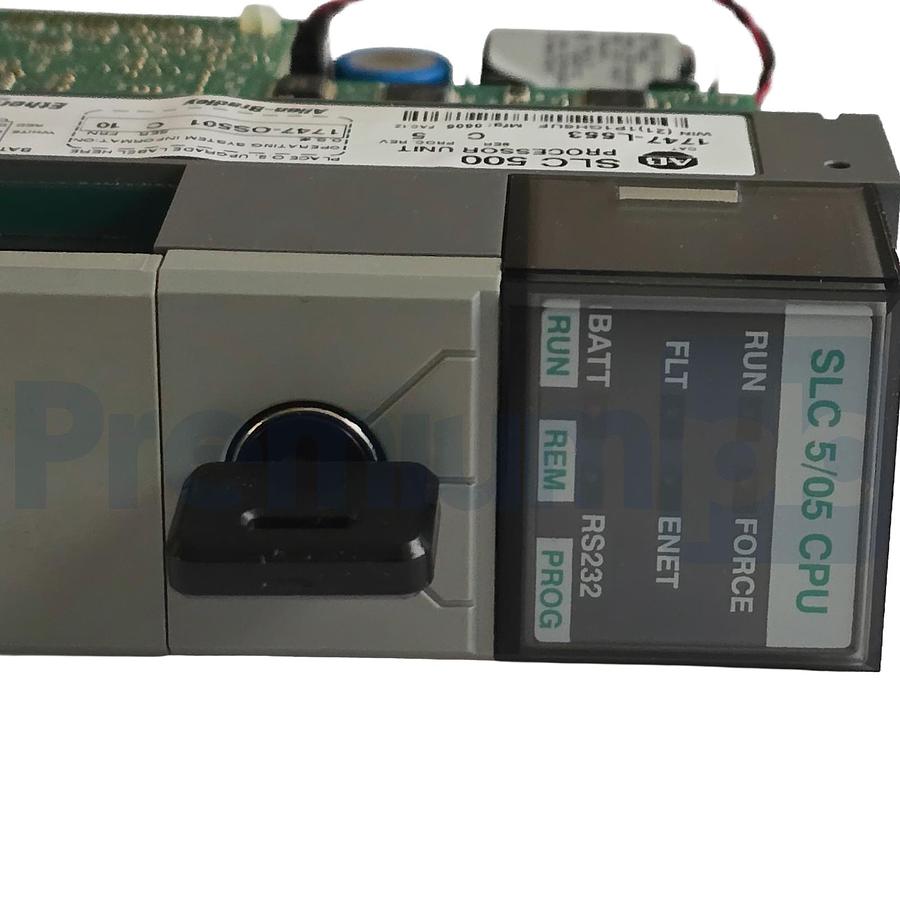 Used Allen-Bradley 1747-L553 /C SLC 5/05 CPU Processor Unit 64K EtherNet/IP FRN. 10