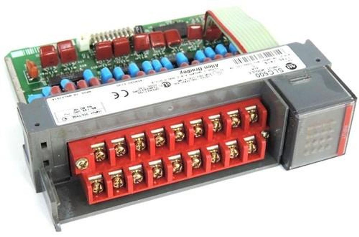 Used ALLEN BRADLEY SLC 500 1746-IA16 INPUT MODULE SER. C MISSING DOOR 1746IA16