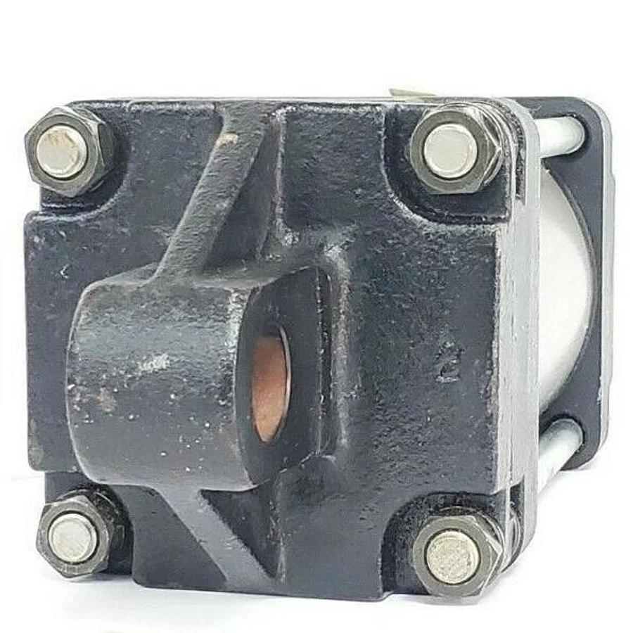 Used SMC CA1CN100-55 PNEUMATIC CYLINDER, 150PSI, 9.9KGF/CM^2, CA1CN10055
