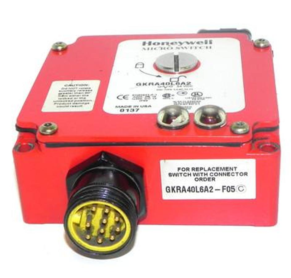 Used HONEYWELL GKRA-40L6A2-F05 MICRO SWITCH GKRA-40L6A2, 24VDC