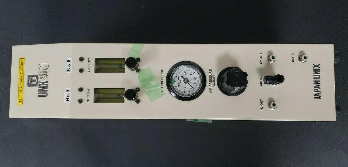 Used JAPAN UNIX UNX-200 | UNX200 NITROGEN GAS GENERATOR, 1.5L/MIN N2, 0.4~0.7MPa NSNP