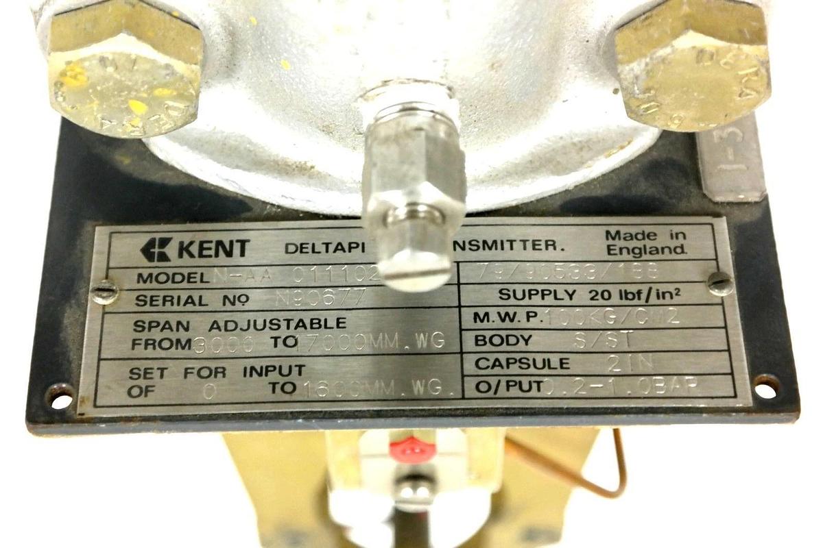 Used KENT-TAYLOR ABB N-AA 0111021702 DELTAPI N TRANSMITTER NAA 79/90533/188 2"