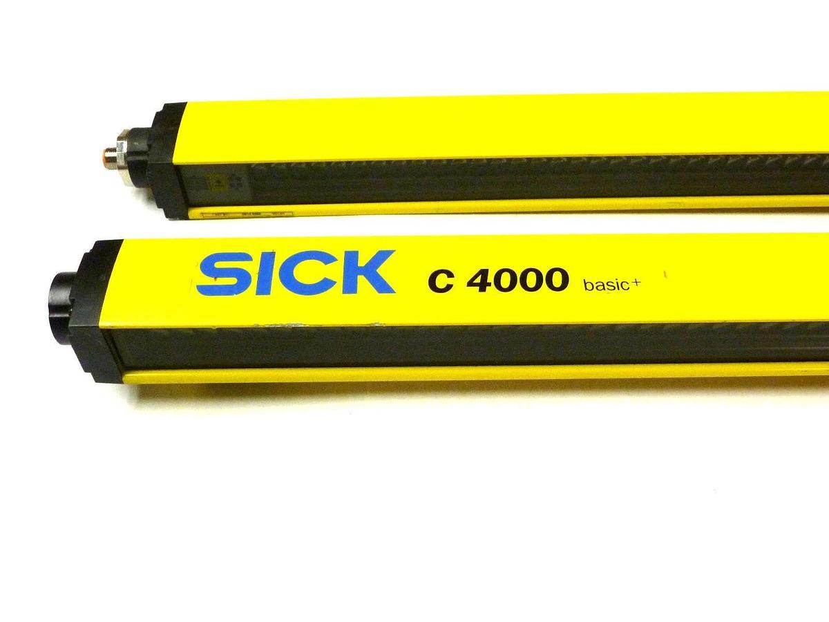 Used SET OF SICK C40E-1203AG300 (1027961) & C40S-1203AA300 (1027939) LIGHT CURTAINS