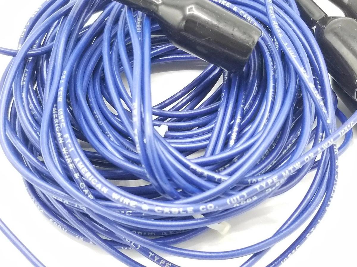 LOT OF 4 NEW UV 4-0202 REPLACEMENT LAMP HARNESS BLUE TEFLON 40202