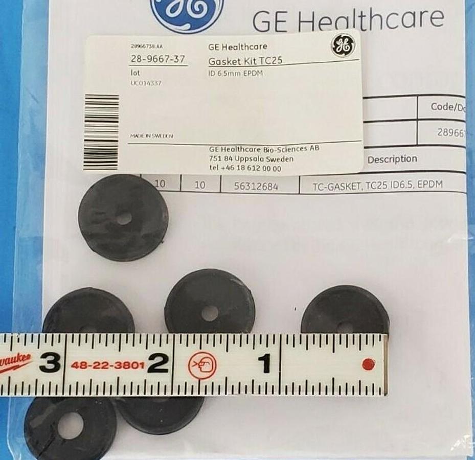 NEW GE HEALTHCARE 28-9667-37 GASKET KIT TC25 ID 6.5mm EPDM 28966737 (16/PK)
