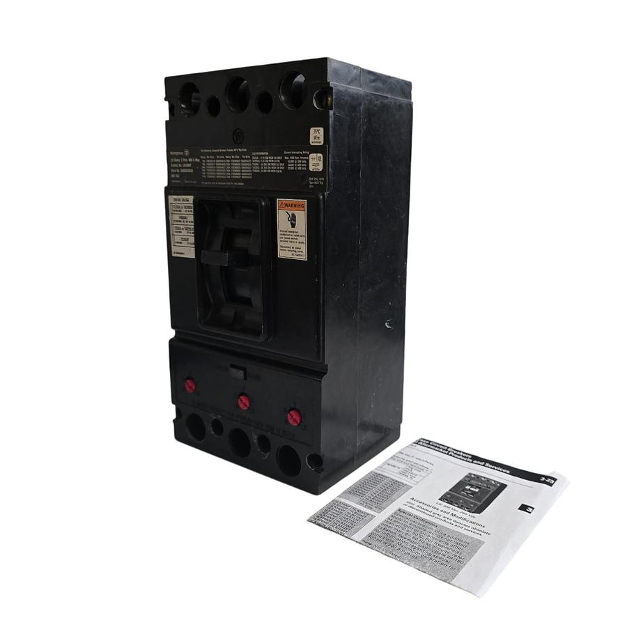 Used EATON WESTINGHOUSE LB3400F CIRCUIT BREAKER 3P 400A 5680D03G08 w/ 300A TRIP NSNP