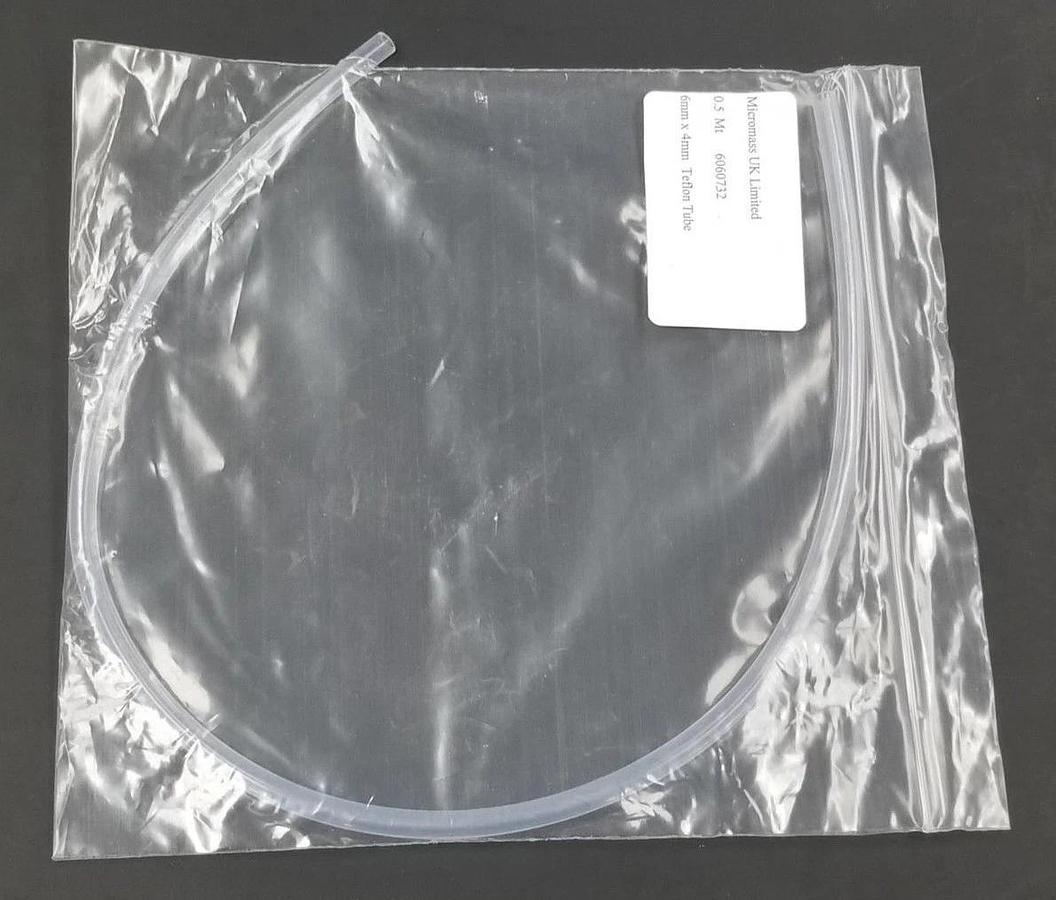 Used NEW MICROMASS UK LIMITED 6060732 TEFLON TUBE 0.5 MT, 6MM X 4MM