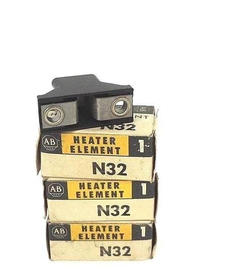 Used LOT OF 3 NIB ALLEN BRADLEY N32 OVERLOAD THERMAL UNIT HEATING ELEMENT