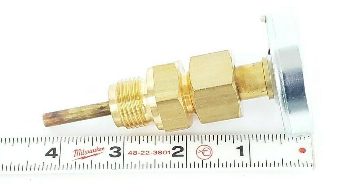 Used NEW JUMO 608001 THERMOMETER 60/ 00433398 0-80DEG C, 50MM, 260, 03777710
