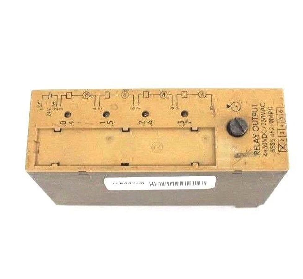 Used SIEMENS 6ES5-452-8MR11 SIMATIC S5 MODULE D OUT S5 452 4REL 30VDC/230VAC