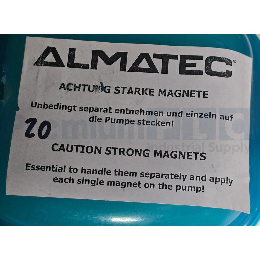 Almatec B20BN-T-2-D1 BIOCOR B20 Sanitary Double Diaphragm Pump 1" TC 316L NSMP