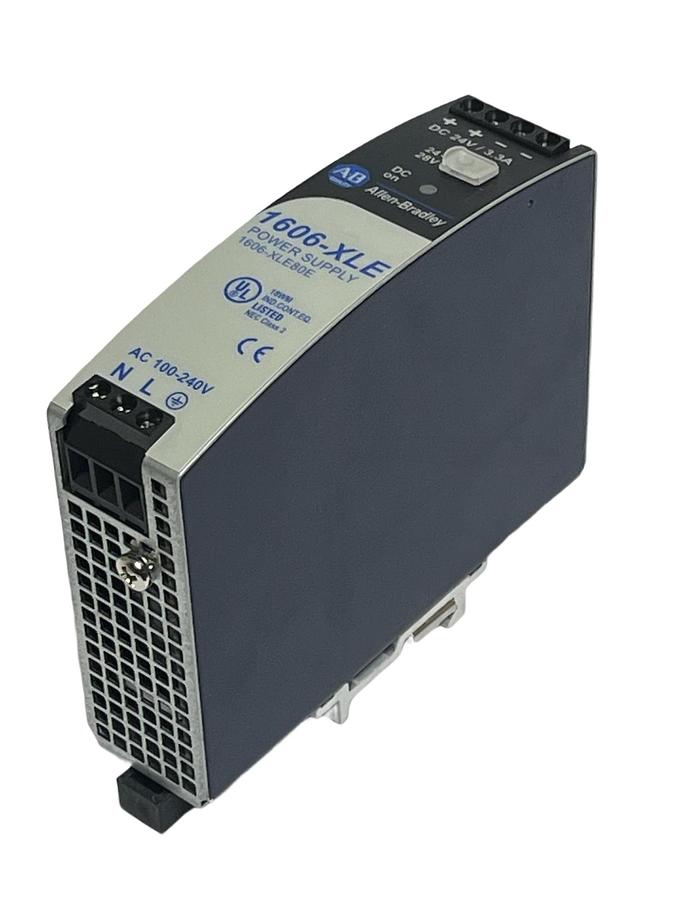 Used Allen-Bradley 1606-XLE80E Essential Power Supply 24V DC 80W Ser A - NSMP