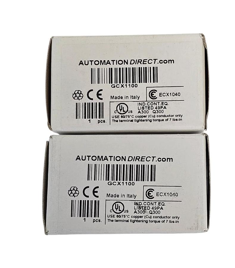 Used LOT OF 2 NIB AUTOMATION DIRECT GCX1100 PUSHBUTTONS