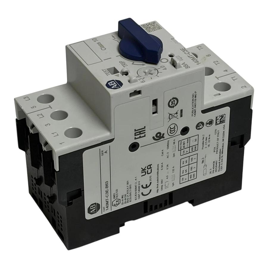Allen Bradley 140MT-C3E-B63 Motor Protector Circuit Breaker 4-6.3A New Surplus