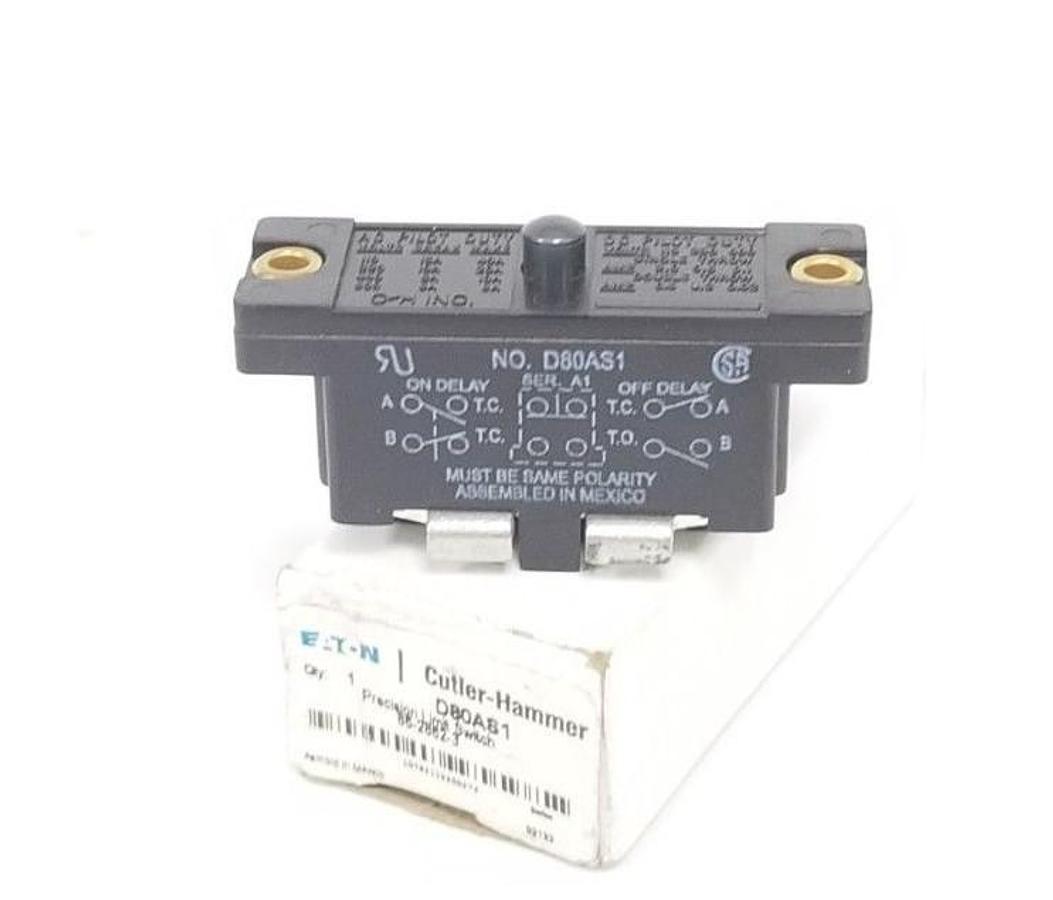 Used NIB EATON CUTLER HAMMER D80AS1 PRECISION LIMIT SWITCH SER. A1 86-2862-3