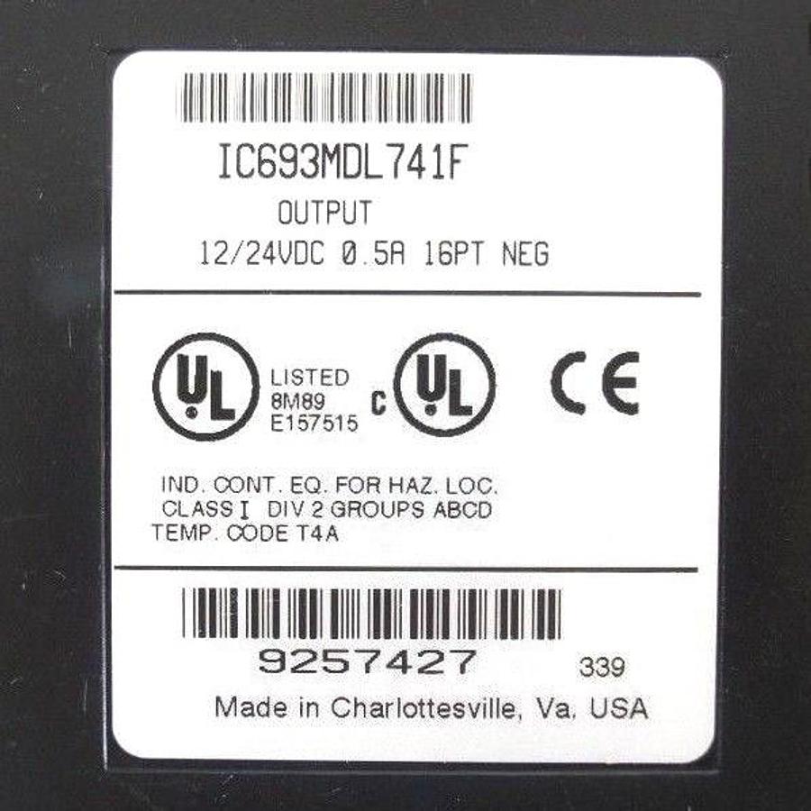 Used GE FANUC IC693CHS391L 10 SLOT RACK W/ IC693PWR321Y IC693MDL753F IC693MDL752E ECT