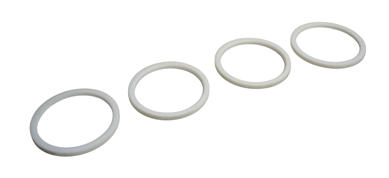 Used 4 FLOWSERVE VALTEK 001705.925.000 / 001705925000 OEM TEFLON GASKETS NSNP