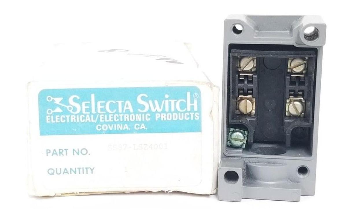 Used NIB SELECTA SWITCH SS87-LSZ4001 LIMIT SWITCH BODY SS87LSZ4001