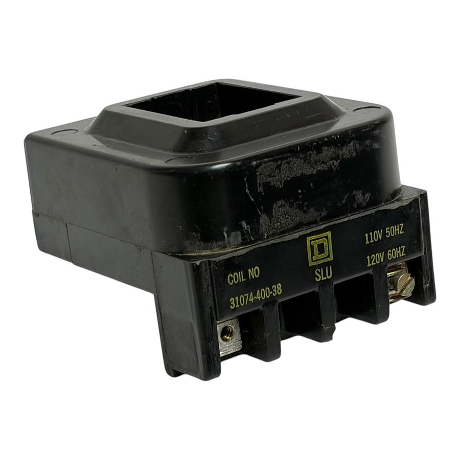 Used Square D 31074-400-38 Class 8502/8910 AC Magnetic Contactor Coil 120V