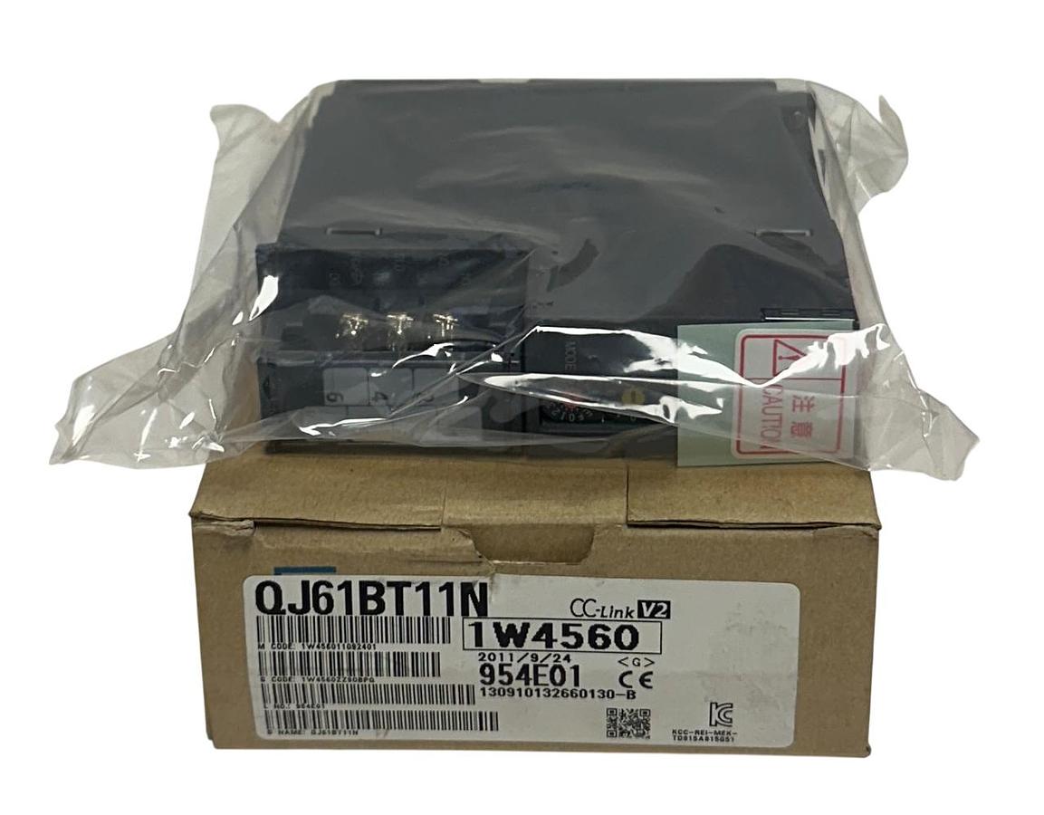 Used MITSUBISHI QJ61BT11N MELSEC-Q CC-LINK V2 MASTER / LOCAL MODULE RS-485 OEM NSMP