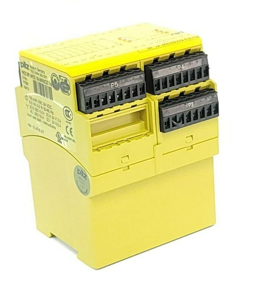 Used PILZ PNOZ-X9P-24VDC-100-240VACDC-7NO SAFETY RELAY ID NO. 777606
