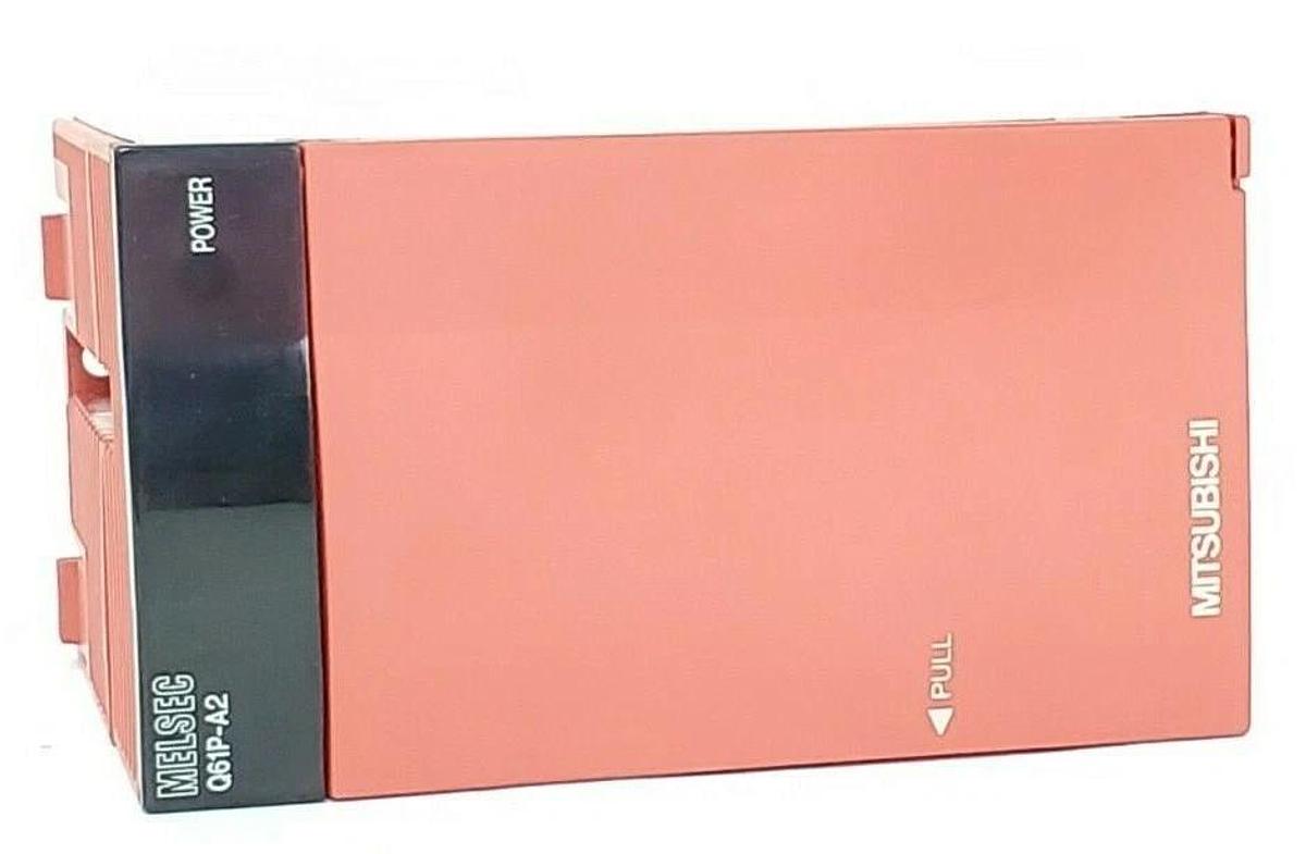 Used MITSUBISHI Q61P-A2 POWER SUPPLY UNIT, IN: 200-240VAC, OUT: 5VDC 6A, Q61PA2