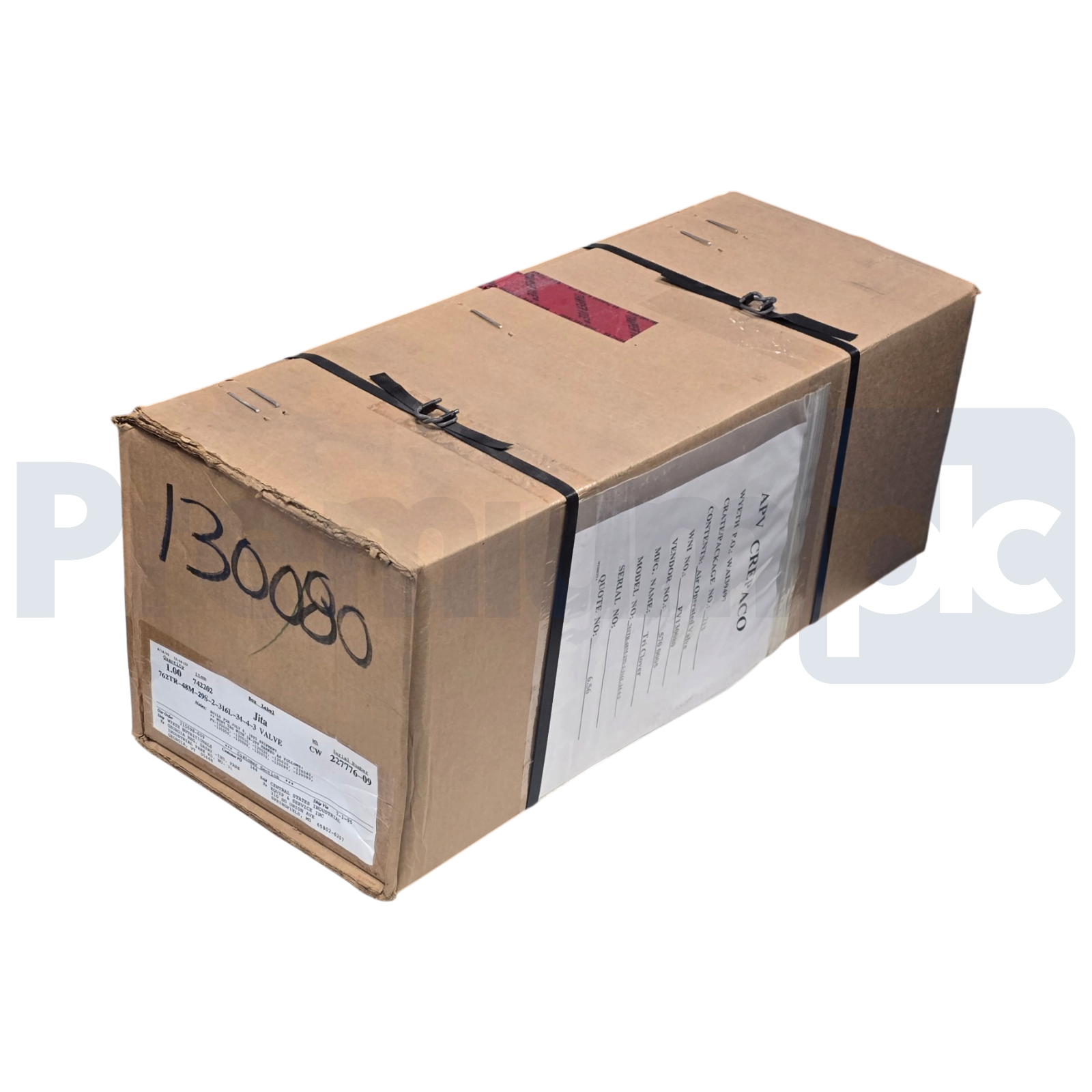 Used Alfa Laval Tri-Clover 762TR-48M-29S-2-316L-34-4-3 Sanitary Valve 2" 316L SS NEW
